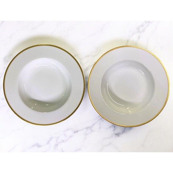 Noritake China Patricia 4982 Rimmed Soup Salad Bowl Japan Set Of 2 - 8 1/4” Dia - Picture 1 of 7
